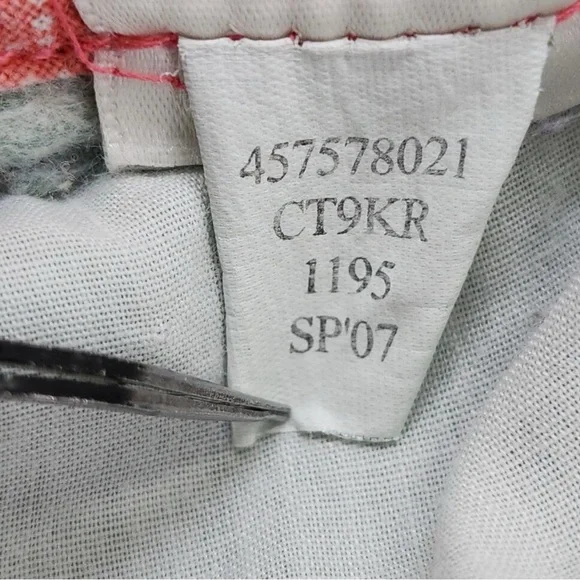 Vintage Y2K Old Navy Pants Womens 10 Green Corduroy Low Waist Flare Leg Preppy - Picture 10 of 14